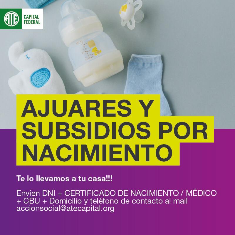 Ajuares y subsidios por nacimiento